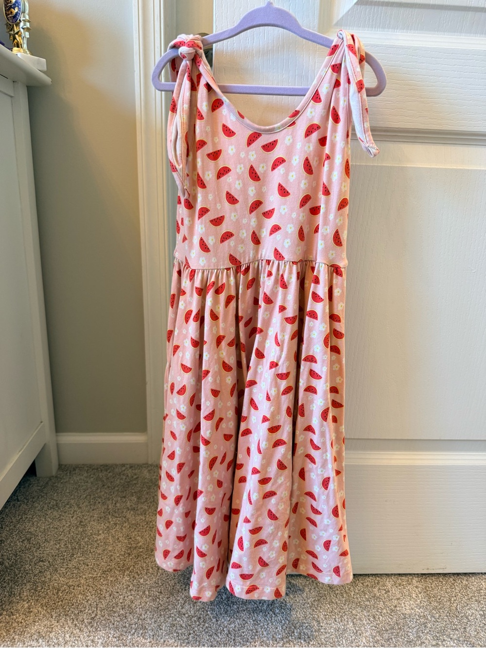 Alice + Ames The Bow Tank Ballet Dress in Watermelons